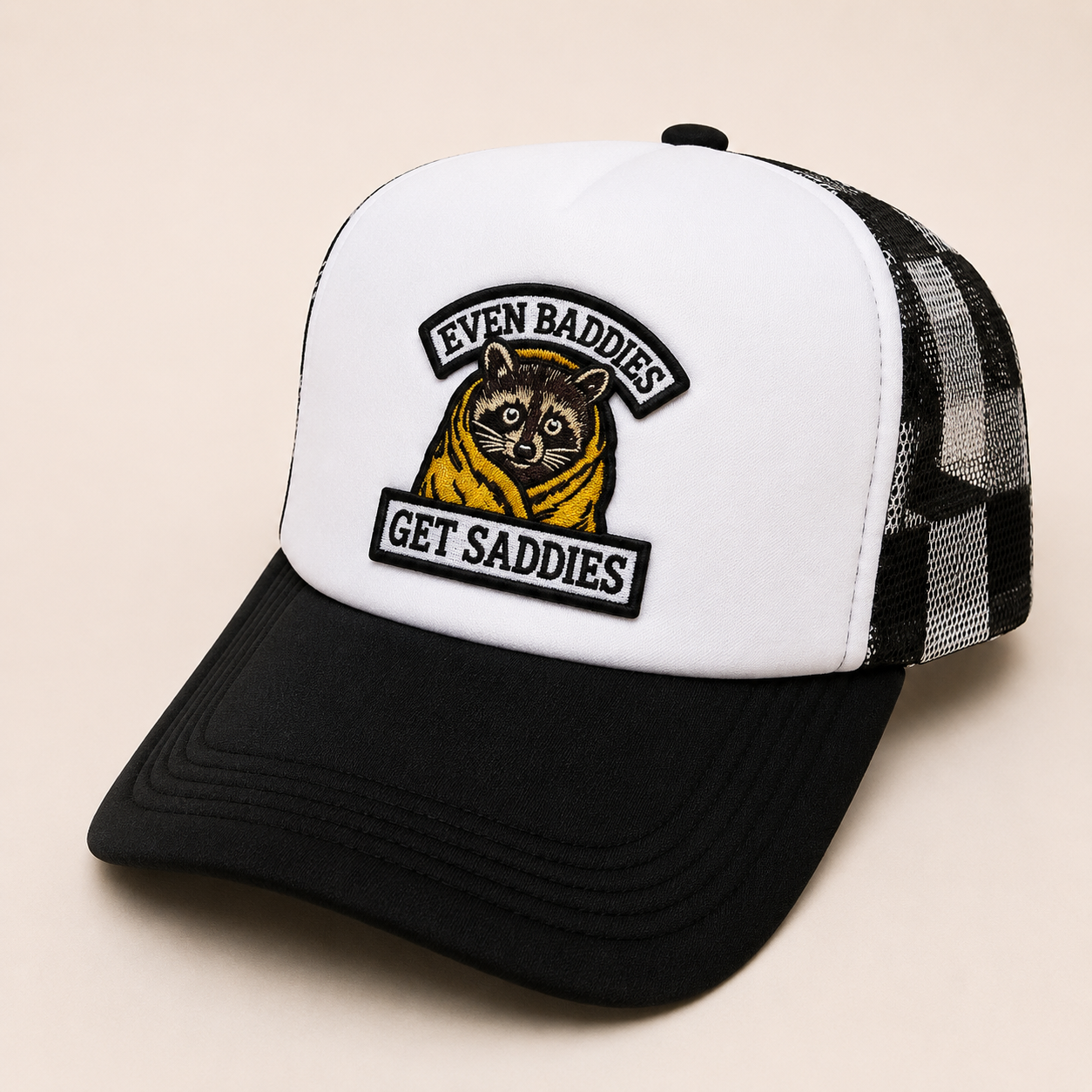 Even Baddies Get Saddies Trucker Hat