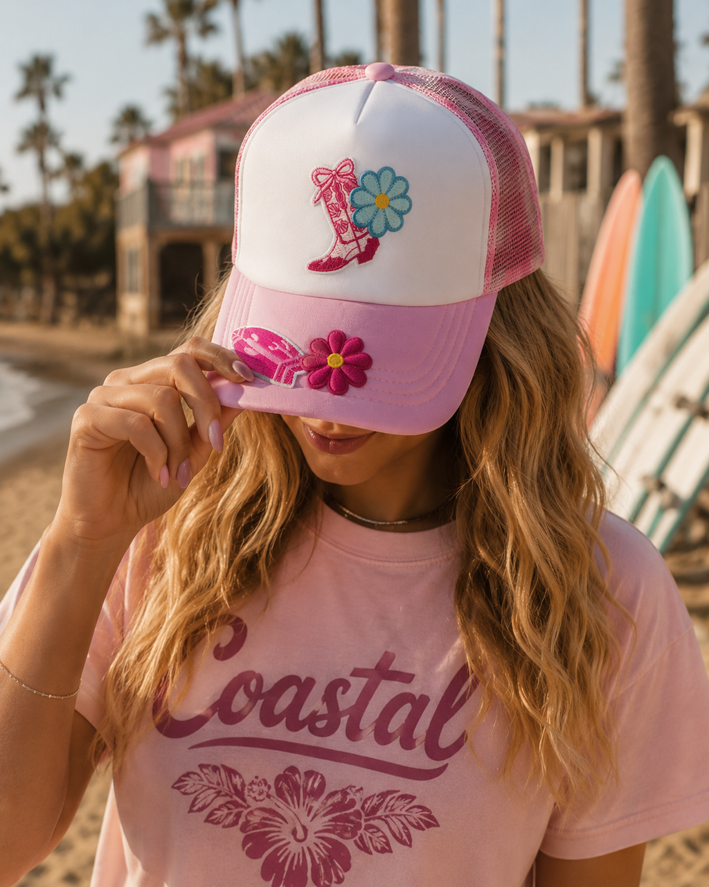 Coastal Cowgirl Trucker Hat