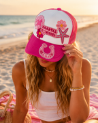 Coastal Cowgirl Pink Trucker Hat
