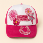 Coastal Cowgirl Pink Trucker Hat
