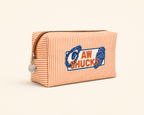 Aw Shucks Seersucker Makeup Pouch