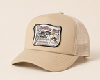 Breaking News Trucker Hat | Neutral Statement Patch Hat